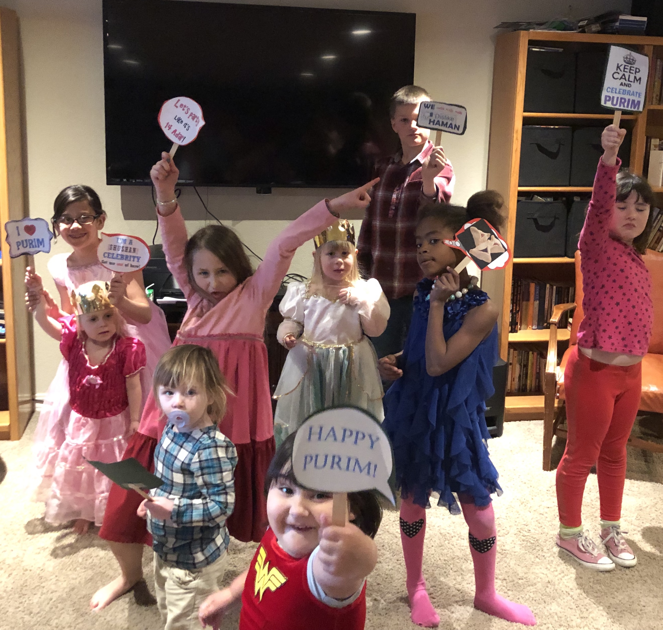 Our First Purim Party: Why our family loves to celebrate Jewish Holidays.